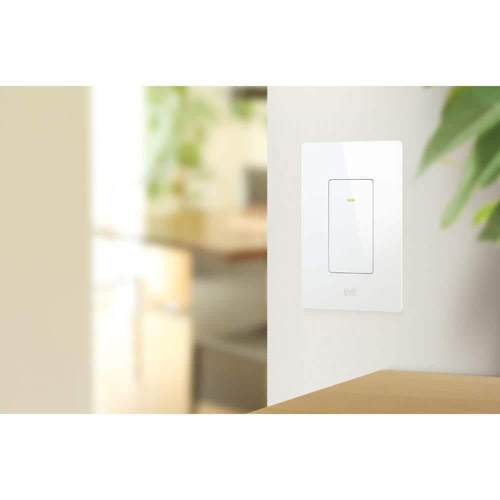Eve Light Switch - Connected Wall Switch with Matter over Thread technology