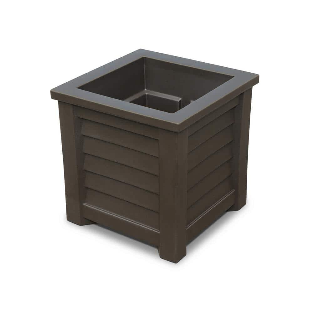 Mayne Inc. Lakeland Square Resin Planter with Water Reservoir