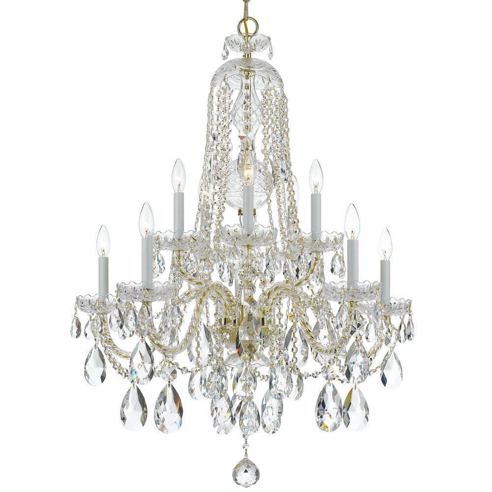 Crystorama Lighting - Ten Light Chandelier - Chandelier - Crystal - Five Light