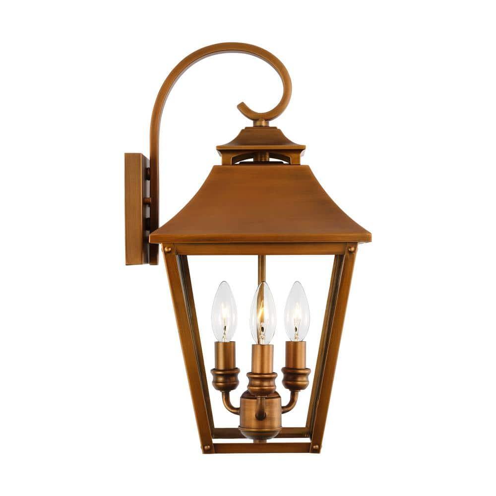 Centerport 3-Light Outdoor Wall Lantern