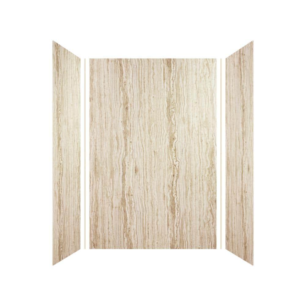 Expressions 48'' W 36'' D 72'' H Glue Up Solid Surface Wall