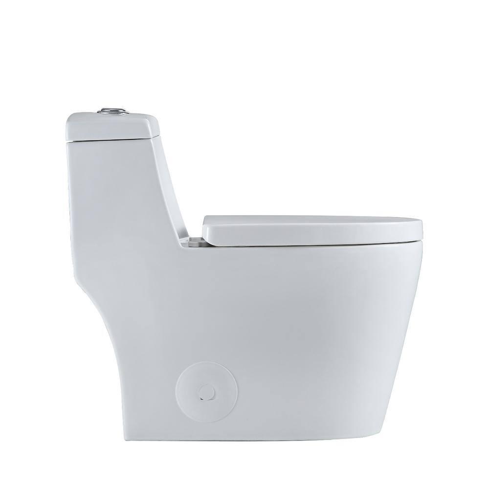 Altair Savona 1.6 Gallons GPF Elongated Comfort Height Floor Mounted One-Piece Toilet (Seat Included)