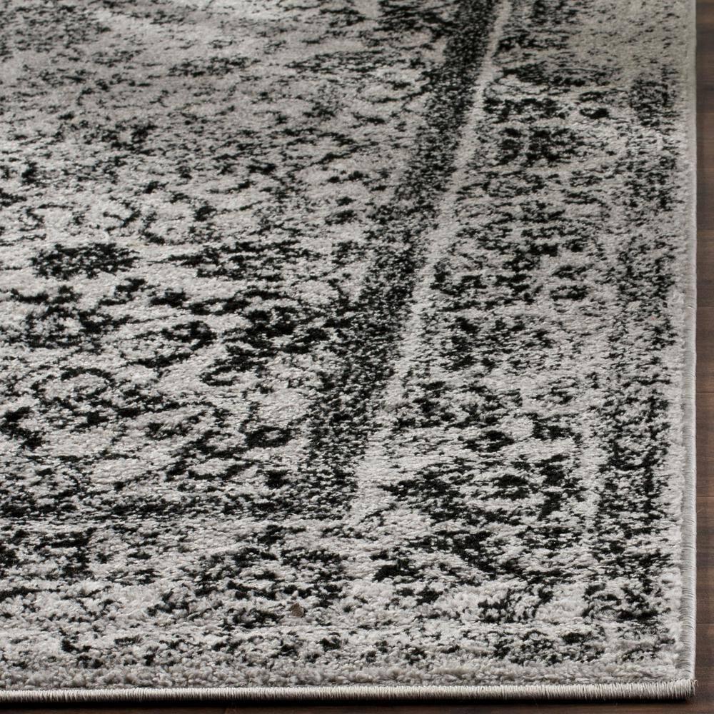 SAFAVIEH Adirondack Wyatt Distressed Area Rug, Grey/Black, 12' x 18'