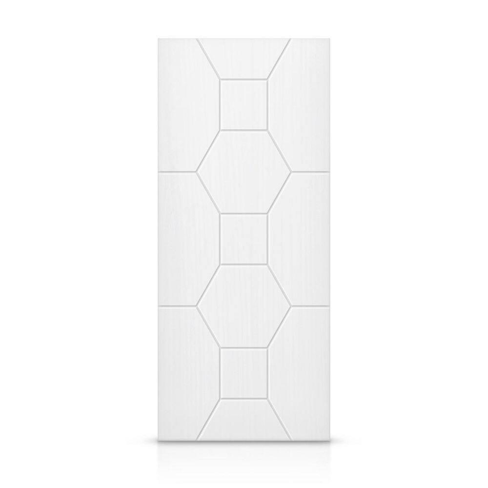 Calhome Hollow Paneled Painted Slab Door