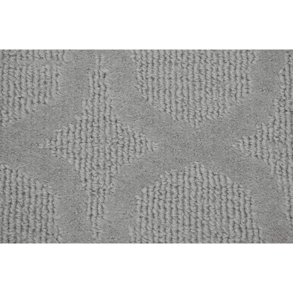 Garland Rug Sparta Indoor Rug Set, 3 Piece Set (2'x5',3'x4', 5'x7') Silver