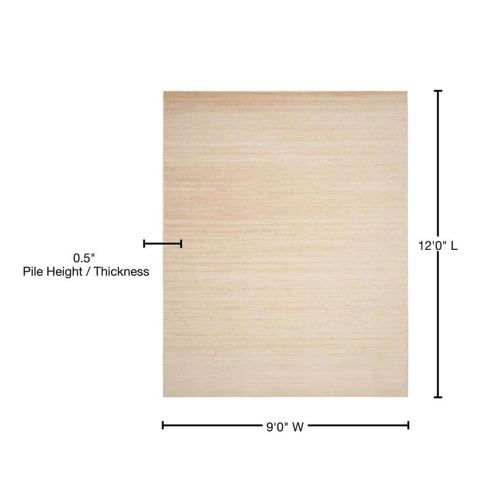 Adirondack ADR113 Machine Made Indoor Area Rug - Champagne/Cream - 9'x12' - Safavieh