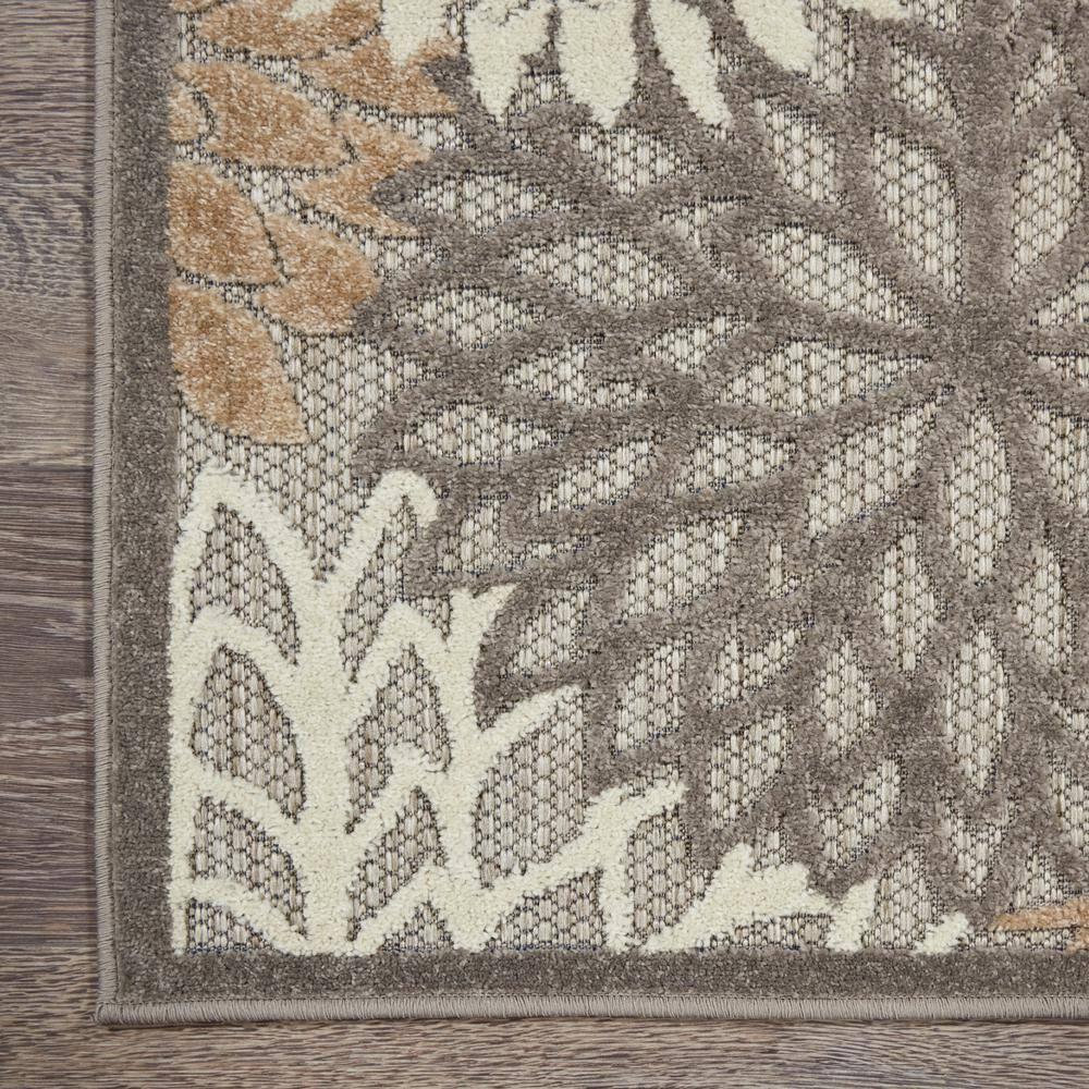 Nourison Aloha Floral Bloom Flatweave High-Low Indoor Outdoor Area Rug Natural 3'6" x 5'6"