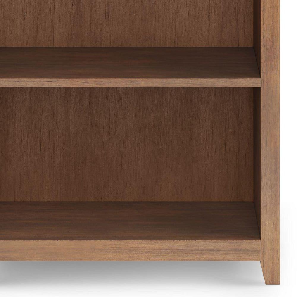 Simpli Home Amherst 30"W Solid Wood 5 Shelf Bookcase with Adjustable Shelves & Reviews | Wayfair