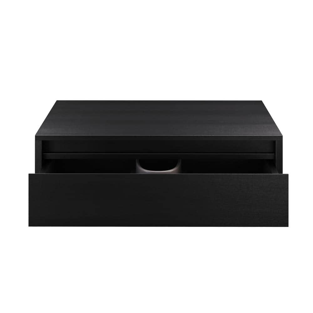 Swiss Madison Avancer 36" Wall-Mounted Bathroom Vanity Cabinet without Top in Black Oak