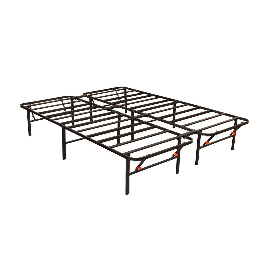 Home by Hollywood Bedder Base Steel Platform Bed Frame with 14" Underbed Storage