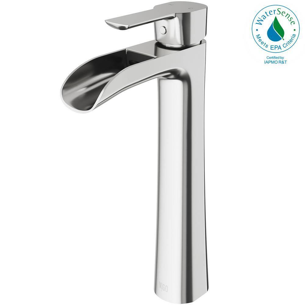 Niko 11" H Single Handle Vessel Sink Bathroom Faucetwith Pop-up Drain