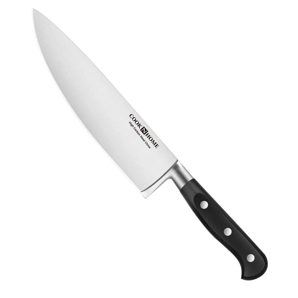 Cook N Home Cook N Home Kitchen Knife Set with Bamboo Storage Block 15-Piece