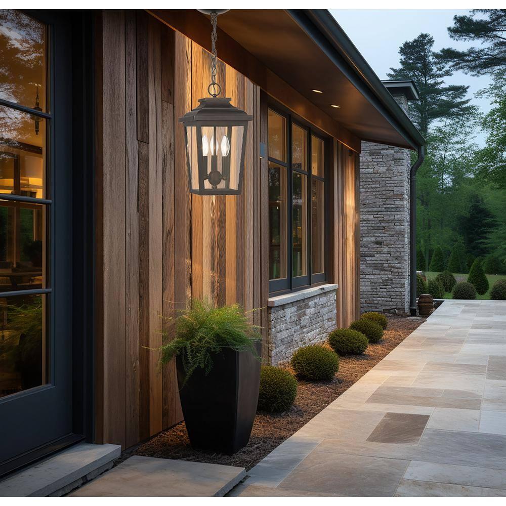 Minka Lavery - Irvington Manor - 3 Light Outdoor Pendant-15.5 Inches Tall and