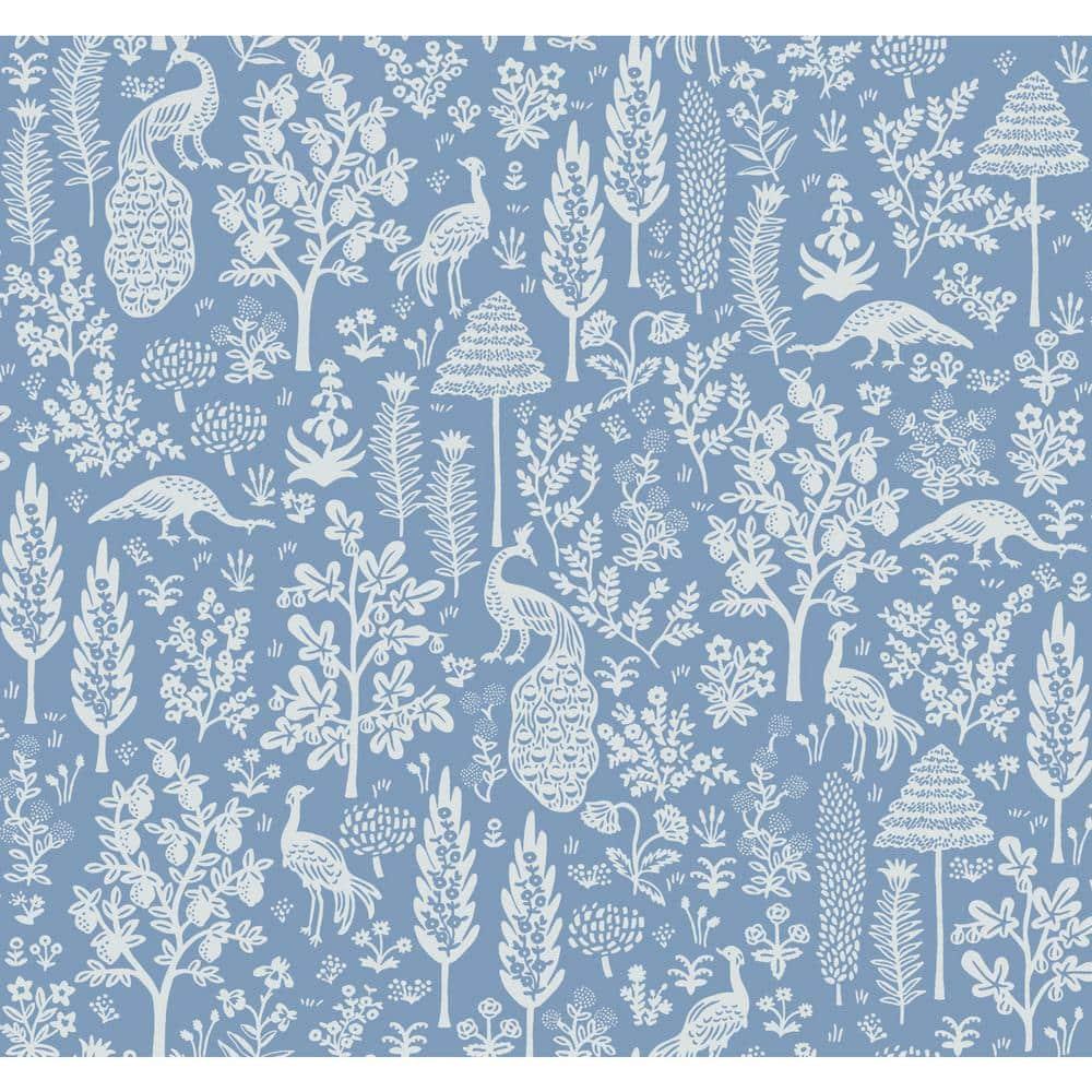 Menagerie Toile 27" L x 27" W Smooth Wallpaper Roll