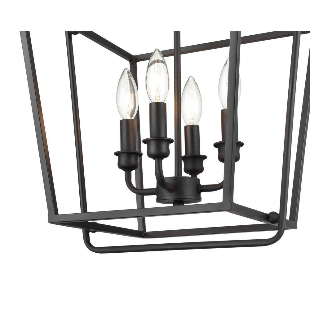 Millennium Lighting 4 - Light Pendant in  Matte Black