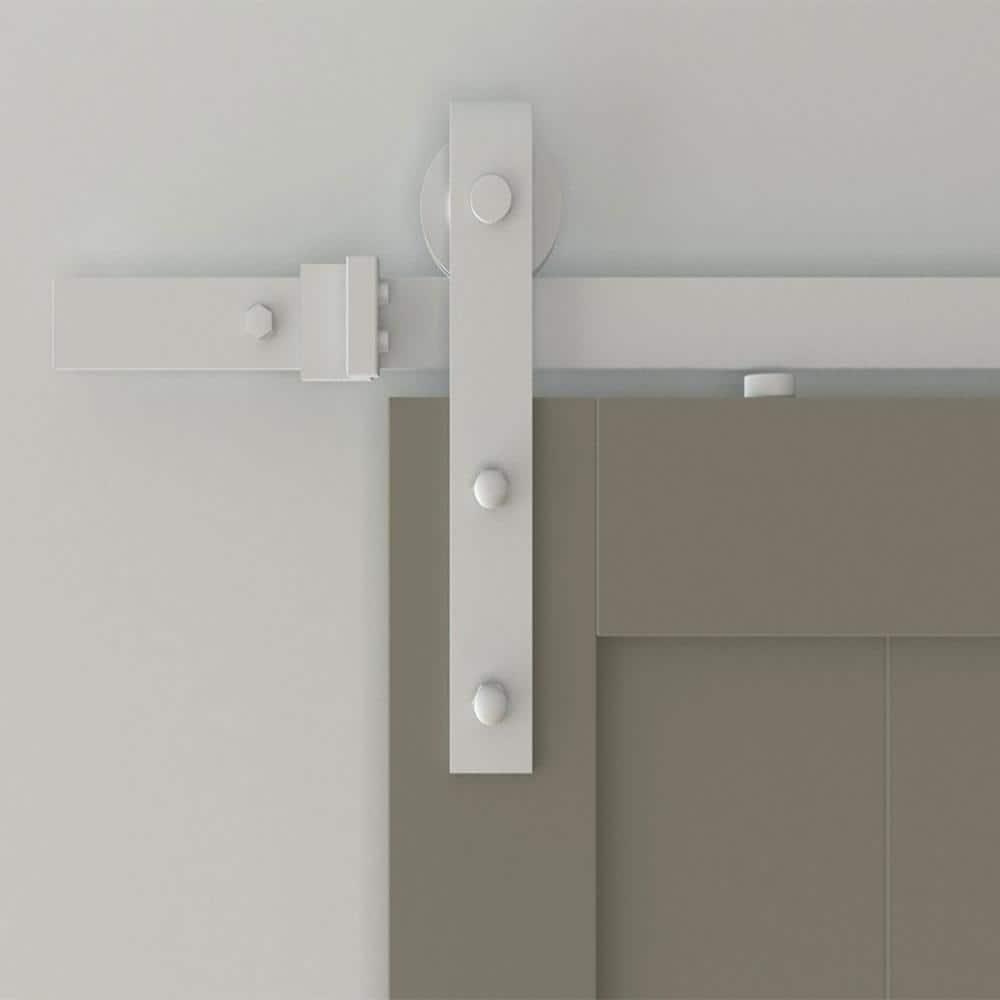 Quiet Glide 96 inch Standard Single Barn Door Hardware Kit (Door Not Included)