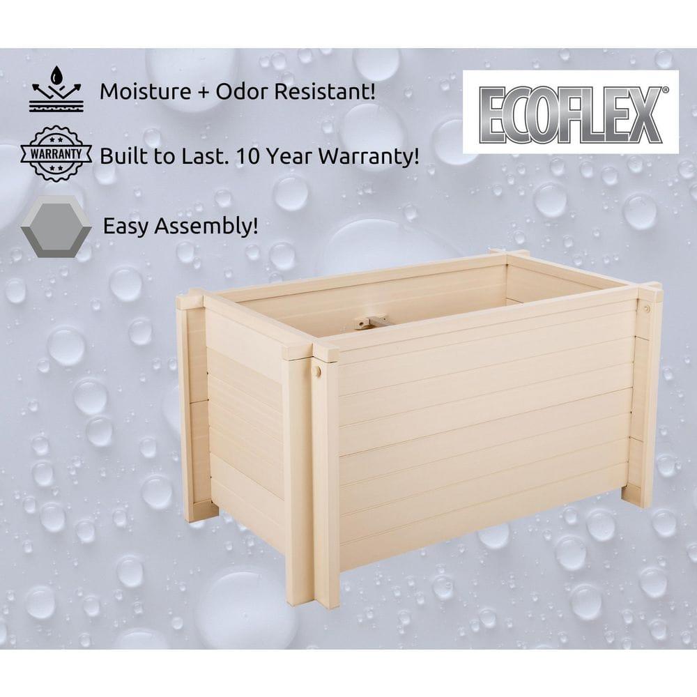 New Age Garden 30" Rectangular Planter in Maple