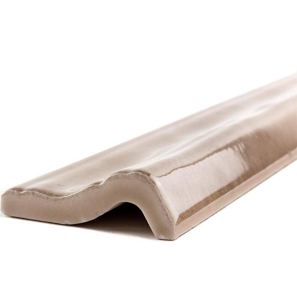 Bond Tile Chateau 12" x 2" Ceramic Quarter Round Tile Trim