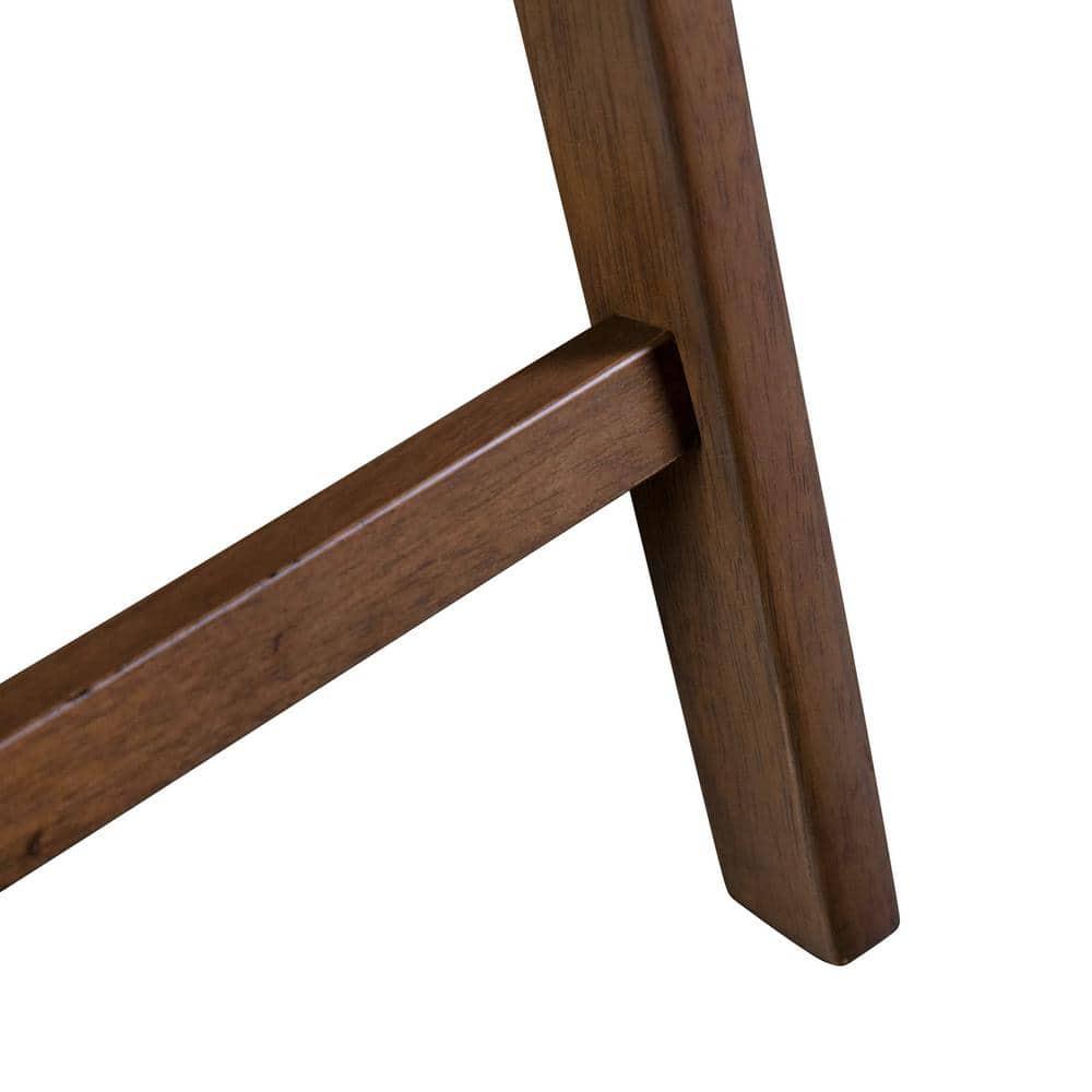 HOMES: Inside + Out 5pc Pearlcrest Mid-Century Modern Dining Table Walnut