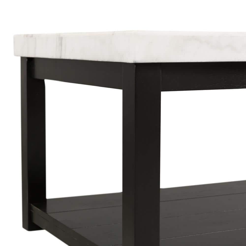 Picket House Furnishings Evie w/ White Top - Rectangular Coffee Table W/Casters