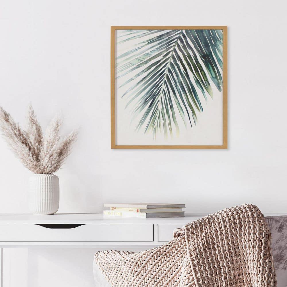 Kate & Laurel All Things Decor 12"x16" Gallery Tropical Modern Botanical Palm Print by The Creative Bunch Studio Gold