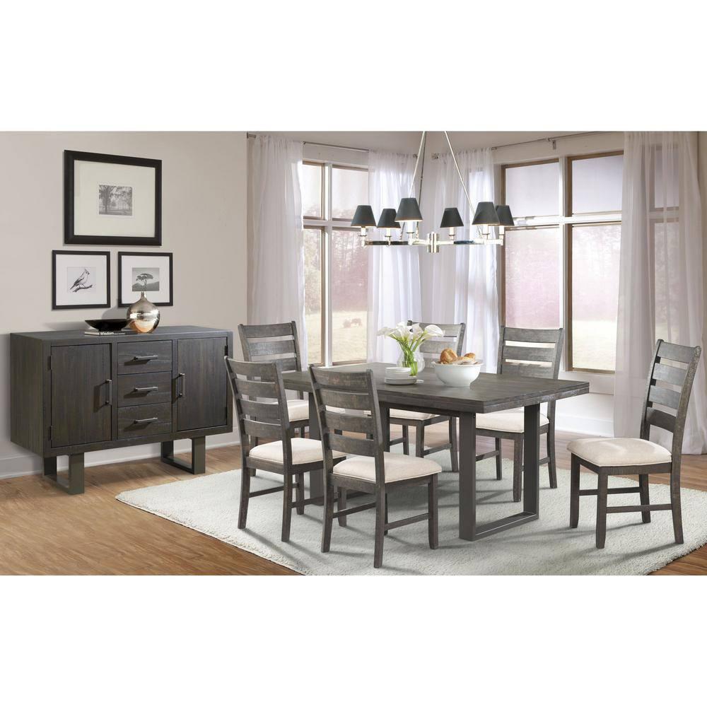 Picket House Furnishings Sullivan 7-Piece Dining Set with Table and 6 Side Chairs