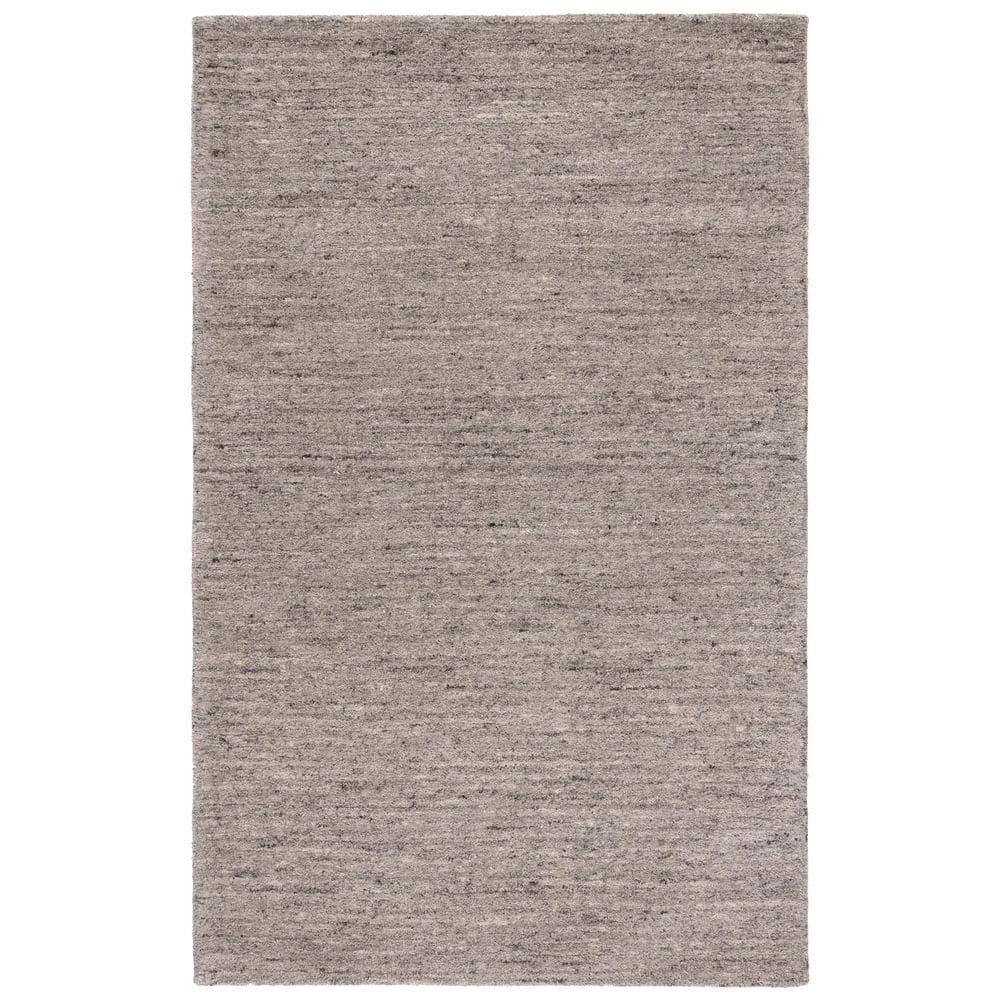SAFAVIEH Himalaya Flanagan Solid Area Rug, Light Grey, 4' x 6'