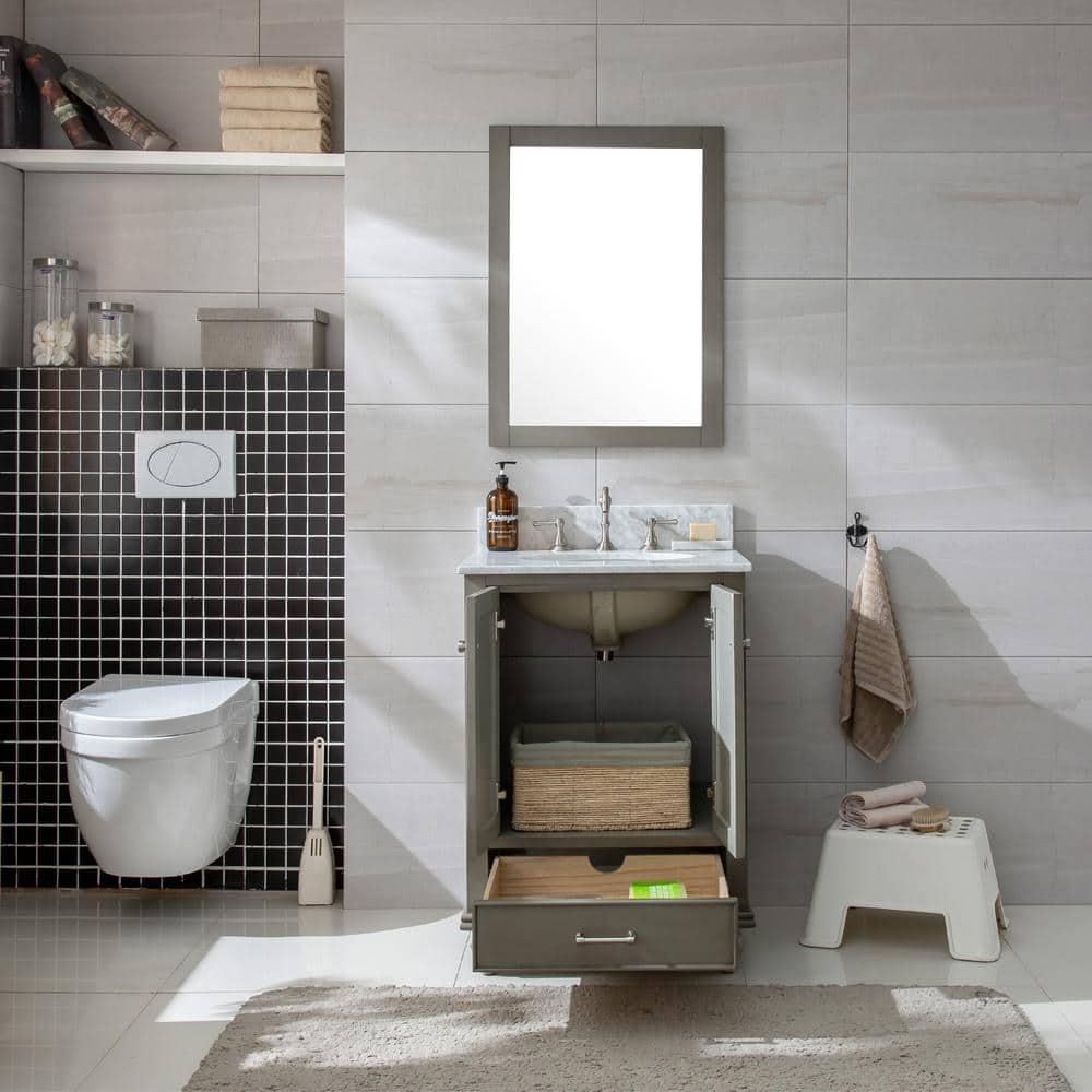 Melissa 24" Single Vanity - Grain White