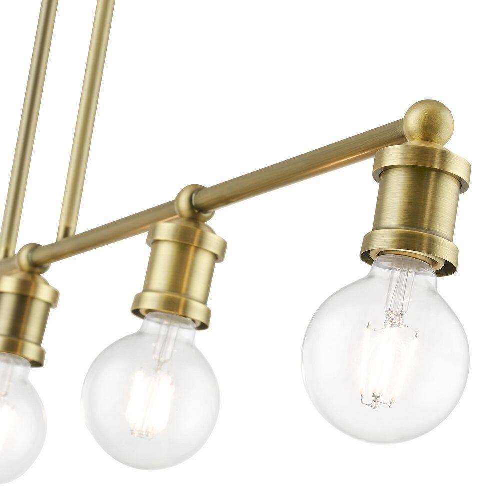 Livex Lighting Lansdale 5 - Light Chandelier in  Antique Brass