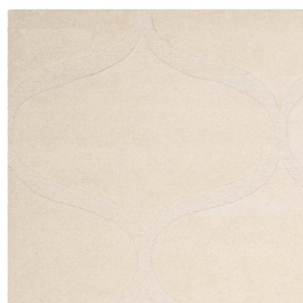 SAFAVIEH Cambridge Jared Geometric Wool Area Rug, Ivory, 8' x 10'