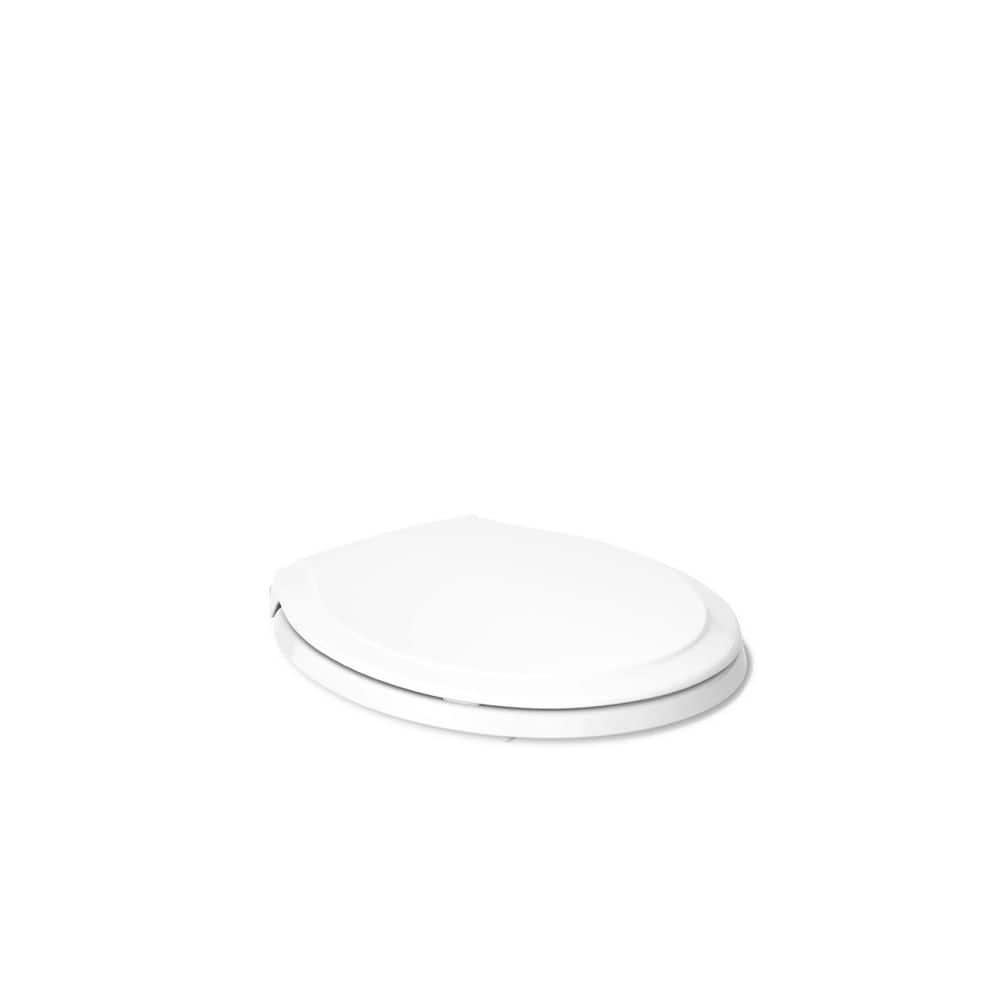 Rutledge Front Quiet-Close with Grip-Tight Bumpers Round Toilet Seat