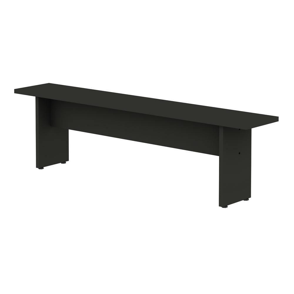 3pc Nomad 67.91" Modern Dining Set Gray - Manhattan Comfort: MDF Construction, Seats 6, Double Pedestal Table