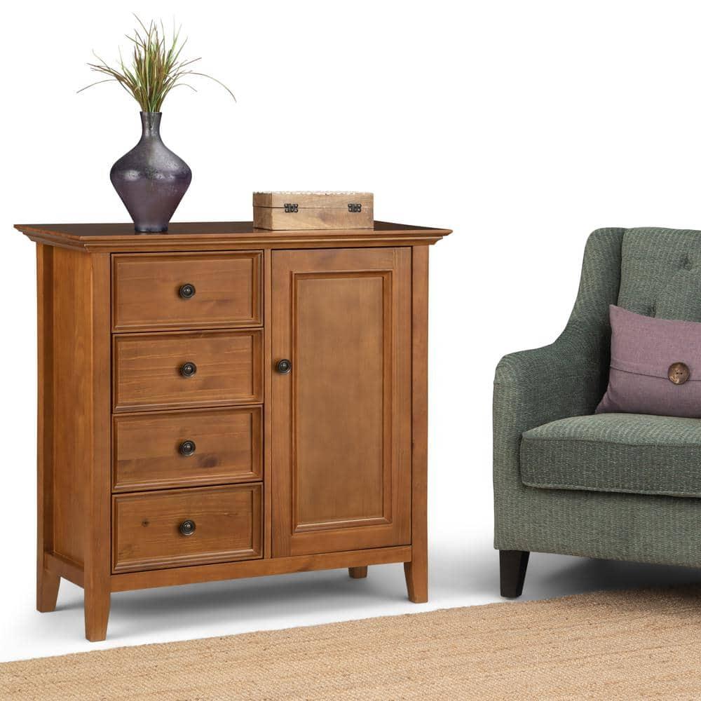 Simpli Home Amherst Solid Wood Accent Cabinet