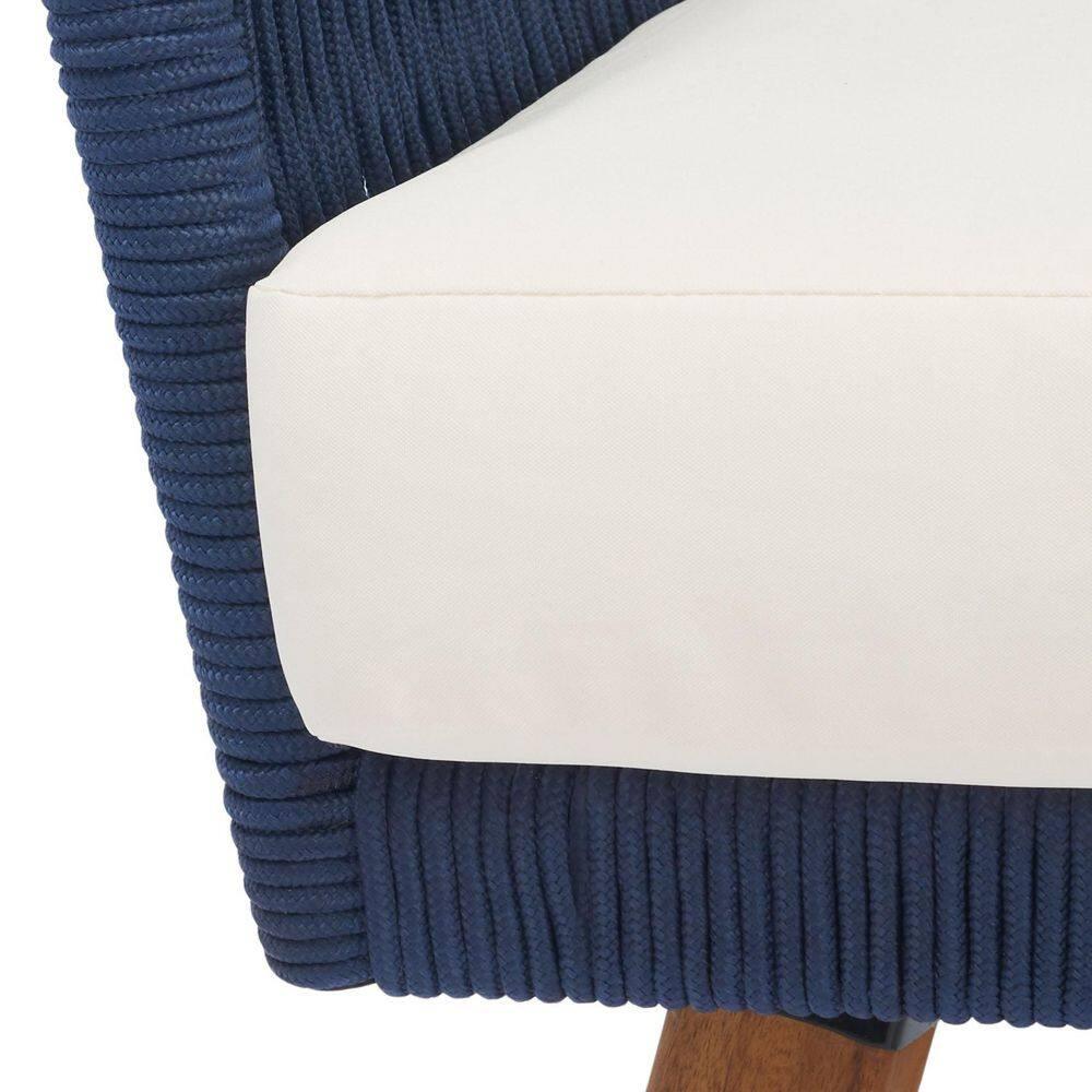 Velso 4 Pc Living Set - Indoor/Outdoor - PAT7072 - Navy/Beige - Safavieh