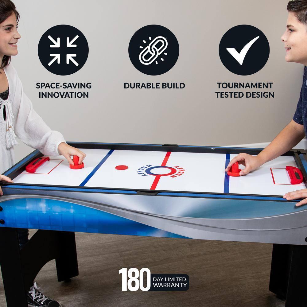 Hathaway Matrix 7-in-1 Multi-Game Table with Foosball, Pool, Tennis, 54-in