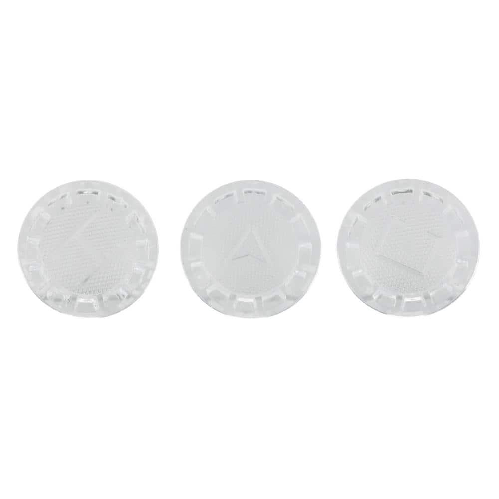 (3-Pk) Danco Index Button for Price Pfister Faucets Clear 80677