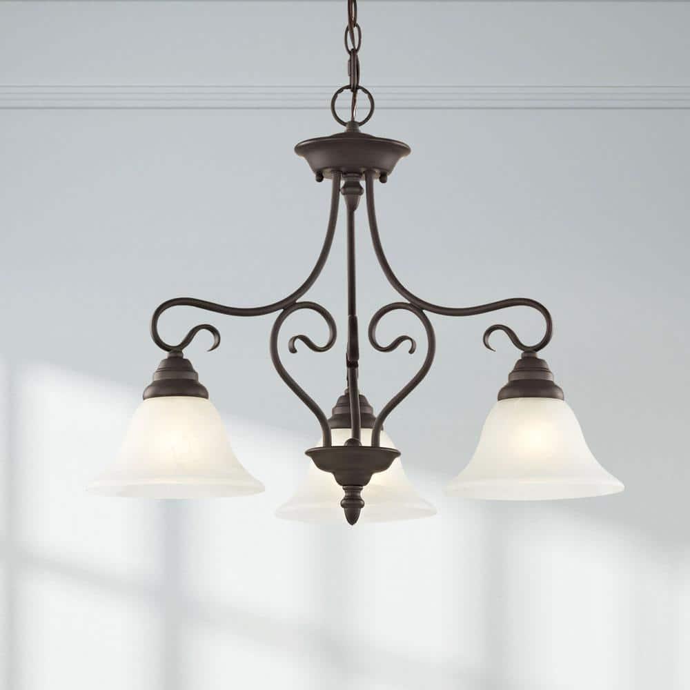Livex Lighting Coronado 3 - Light Chandelier in  Bronze