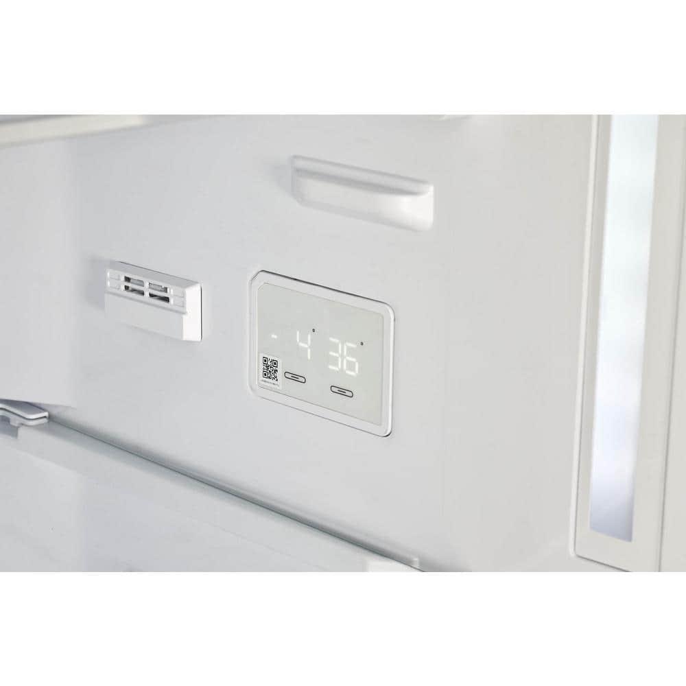 Unique Appliances Classic Retro 24 In 12 Cu.ft Bottom Mount Fridge Auto Defrost, Energy Star Certified, Counter Depth UGP-340L T AC