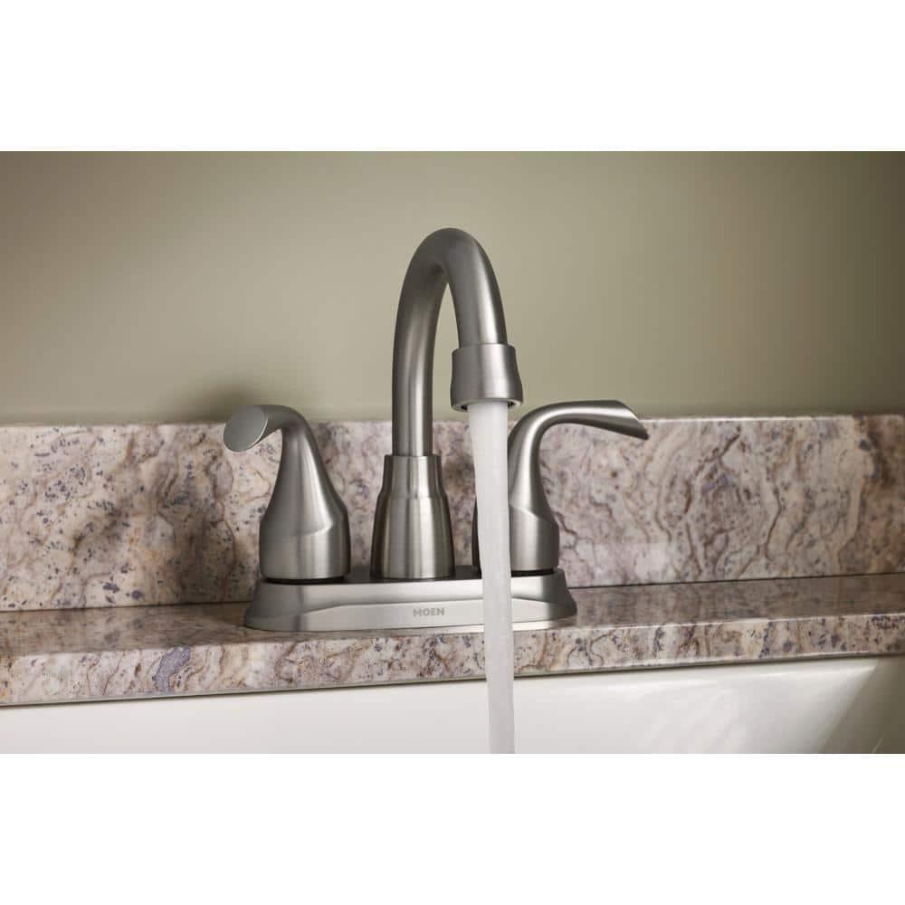 Moen Idora Centerset Bathroom Faucet with Drain Assembly 84115SRN