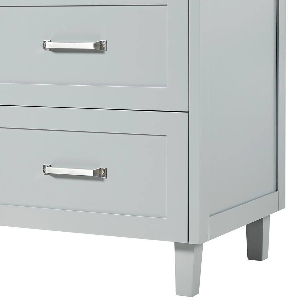 Ariel Monrow 66 Inch Double Oval Sink Bathroom Vanity With Carrara White Quartz Countertop