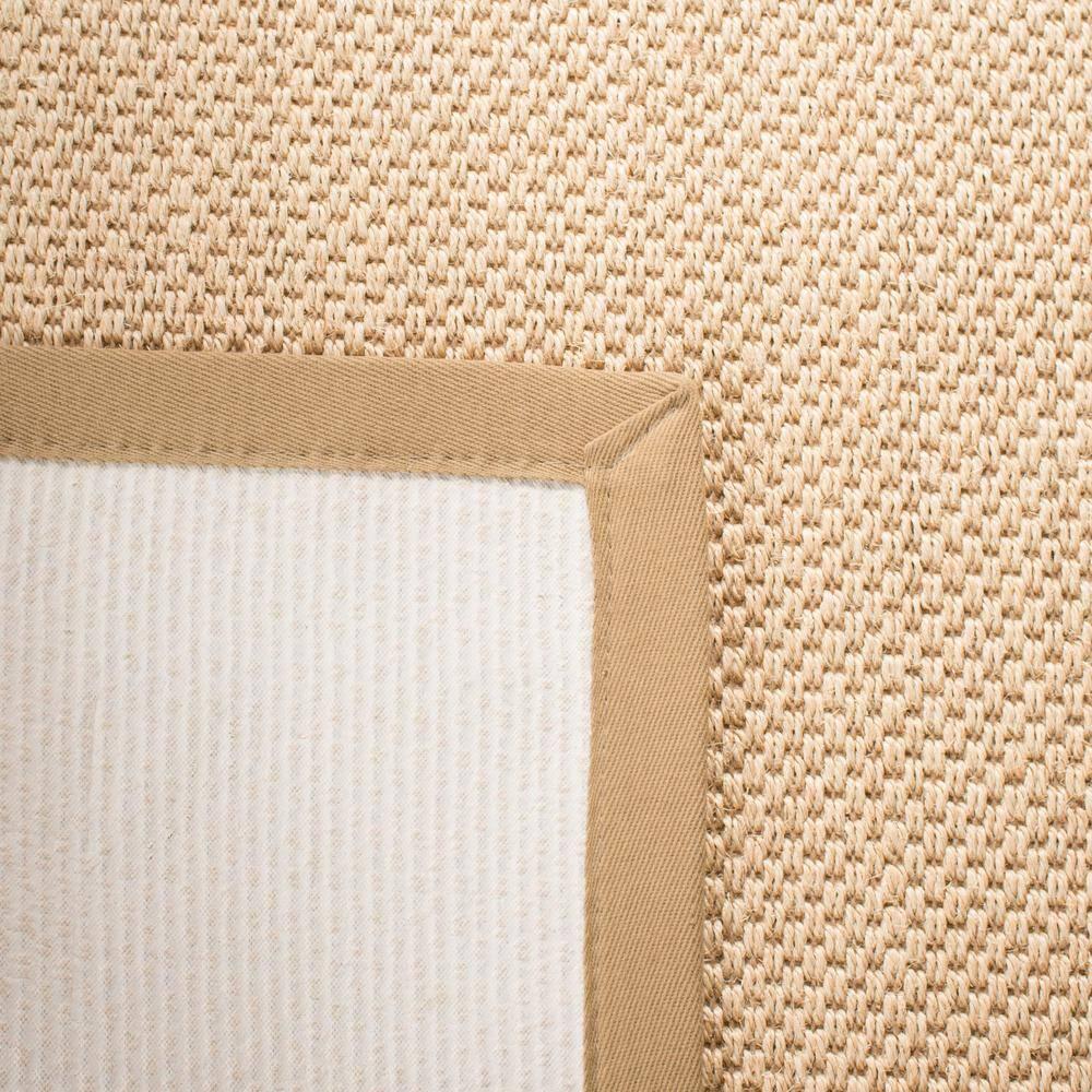 Natural Fiber NF141 Power Loomed Indoor Area Rug - Maize/Linen - 4'x6' - Safavieh.