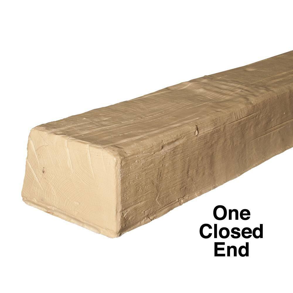 5-7/8 in x 7-7/8 in x 153 in Modern Faux Wood Beam