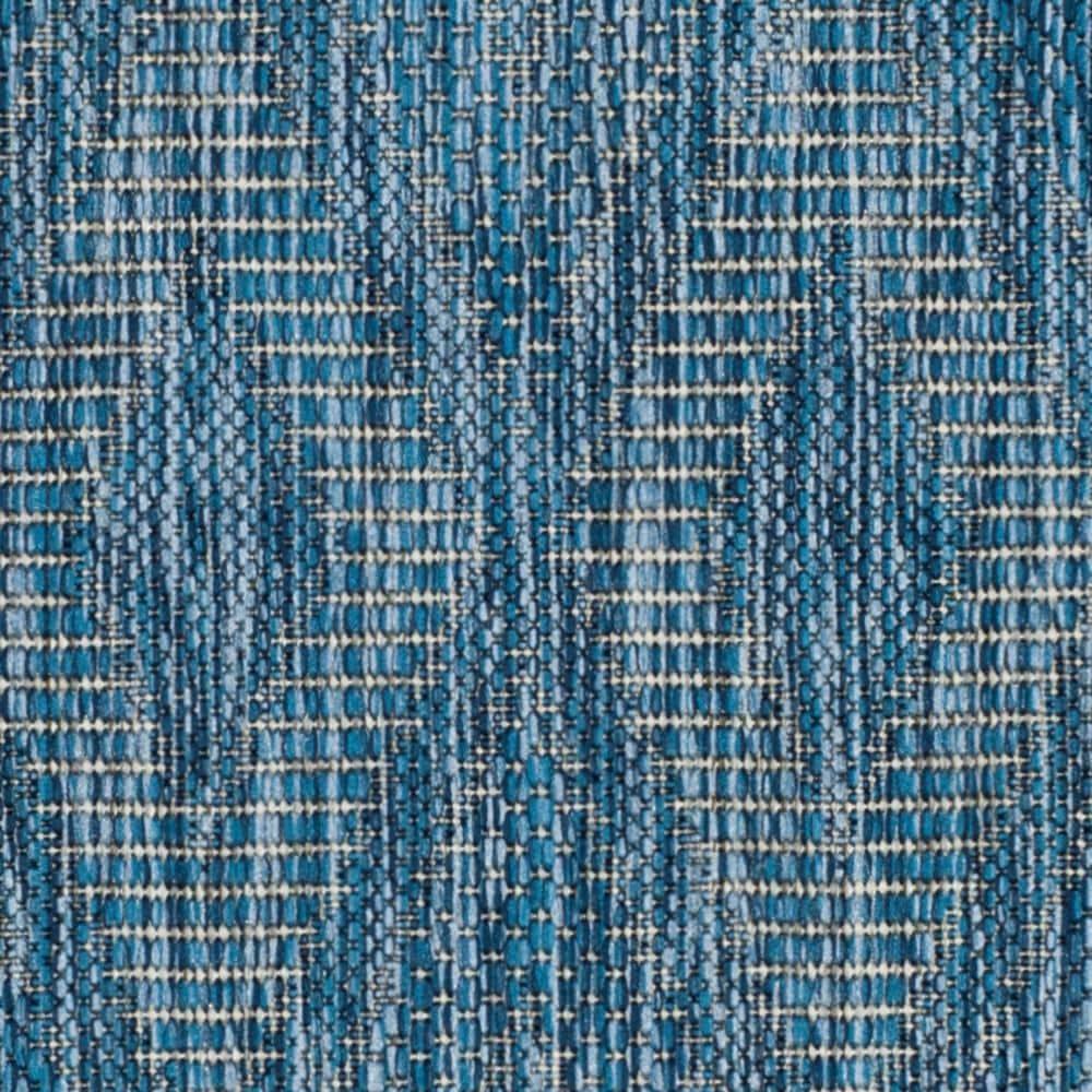 Courtyard CY8522 Power Loomed Indoor and Outdoor Accent Rug - Navy/Navy - 2'x3'7" - Safavieh