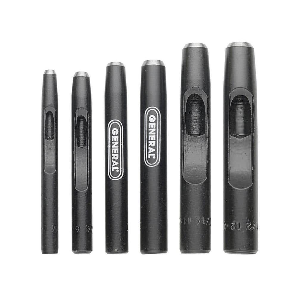 General Tools Hollow Punch Set,Not Tether Capable 1280ST
