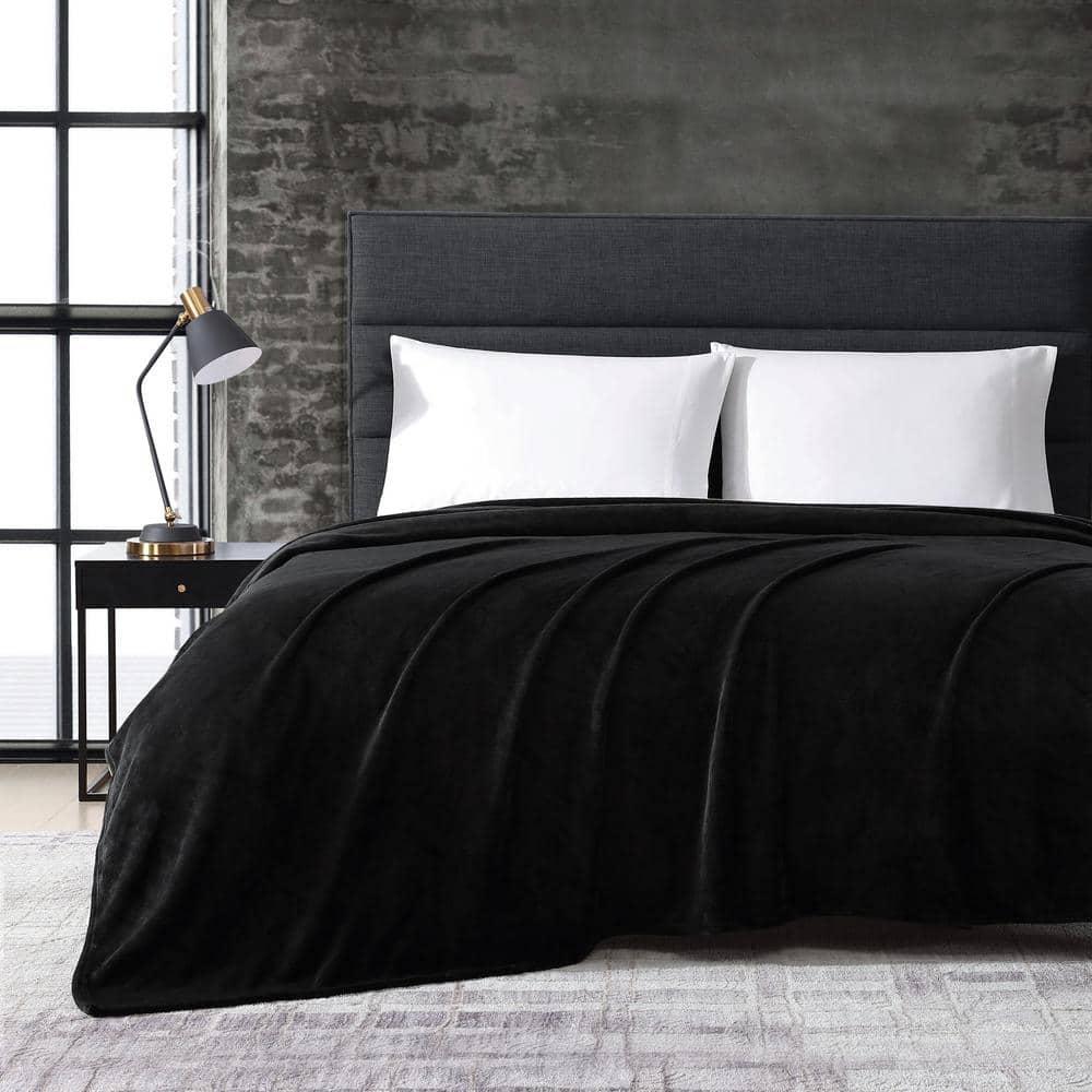 Kenneth Cole Kenneth Cole Reaction Solid Ultra Soft Plush Fleece Blanket