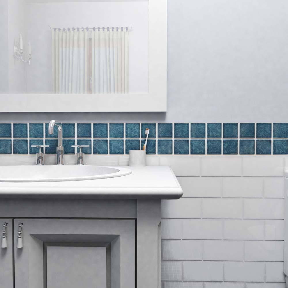 Resort 12 " x 12 " Porcelain Mosaic Floor & Wall Tile