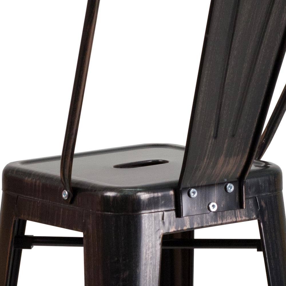 Flash Furniture Metal Outdoor Stool