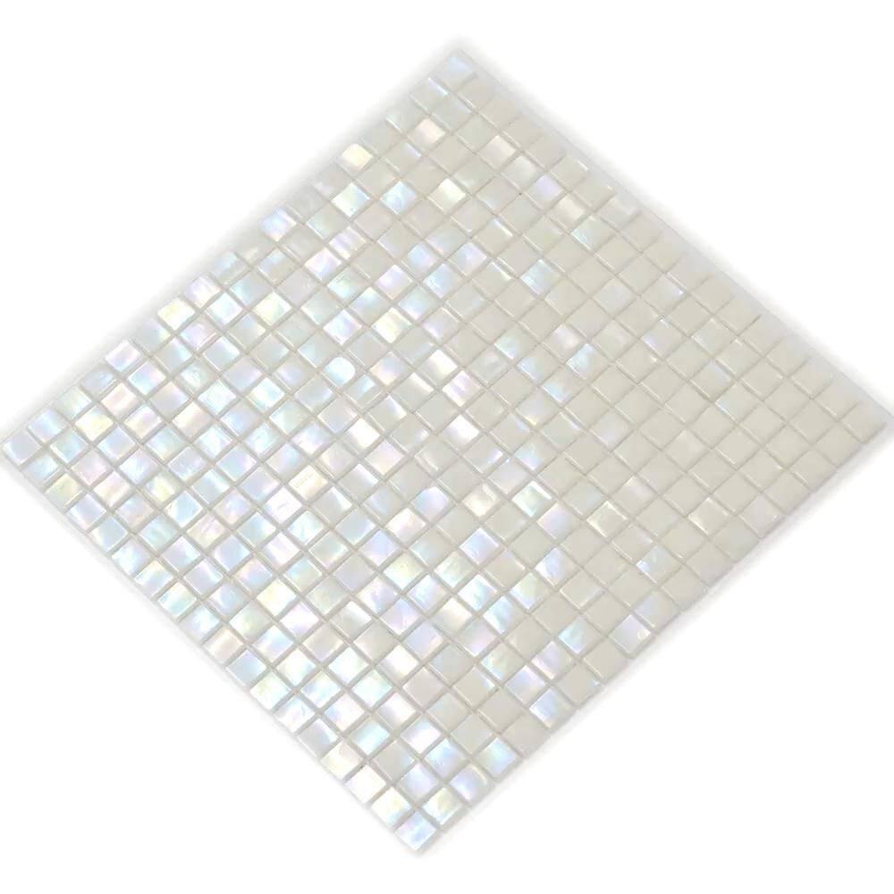 Skosh 0.6" x 0.6" Glass Grid Mosaic Wall & Floor Tile