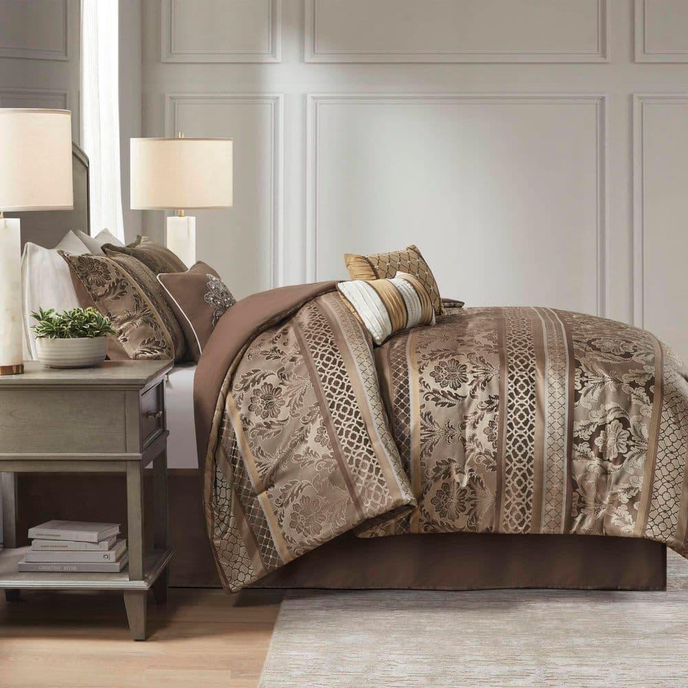 Madison Park Bellagio 7 Piece Jacquard Comforter Set