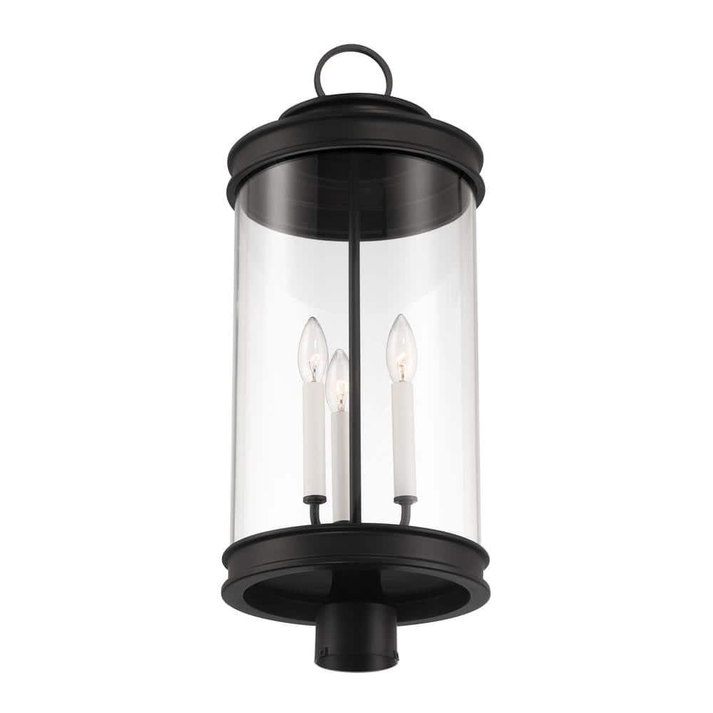 Savoy House Englewood 3 - Light Post Light in Matte Black